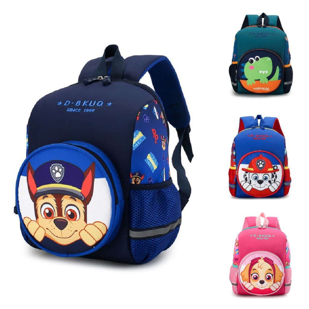 Mochila Infantil De Desenho De Patrulha Canina As Garras/Escolar Para Crianças Chase/Skye Patrol Dog Mickey Herói Avengers