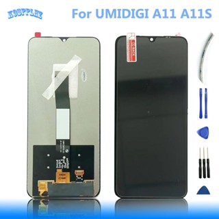 6,5 " Para Tela LCD UMIDIGI A11 A11S + Substituição Do Digitalizador De Sensível Ao Toque Novo A 11 + Proteger Filmes