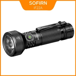 Sofirn IF22A 21700 Lanterna LED Super Brilhante 2100lm EDC Tocha Luz SFT40 USB-C Recarregável Com Indicador De Energia A