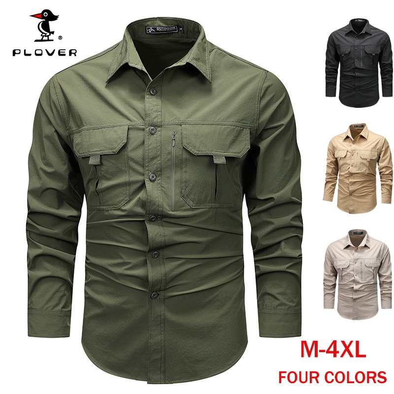 Tarambola exército masculino tático SWAT soldado combate camisa militar masculina de manga comprida camisa masculina mag
