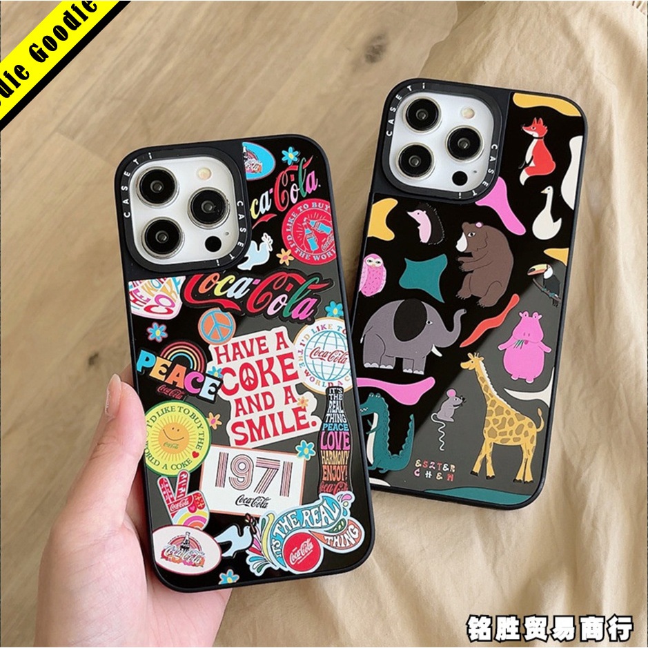 Capa para telefone Apple Phone Case Apple Phone Case Silicone Cor Sólida Cor Japonesa Conto de Fadas Coreana Princesa Espelho Mágico Adequado para Apple 14promax Phone Case Adequado para Apple iphone13 Novo Estilo 11 Maquiagem Mirror 12 Capas Protetoras