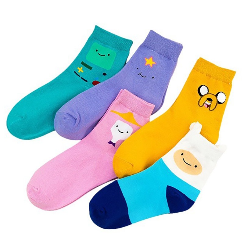 Meias De Algodão Fofas De Outono Casual Senhoras em Oferta na Shopee