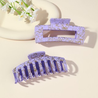 Escovado Keel Big Square Clip Criativo Big Grab Clip Influenciador de Cabelo Clip Influenciador de Cabelo Classe Clip Simples de Tubarão Acessórios de Cabelo Feminino