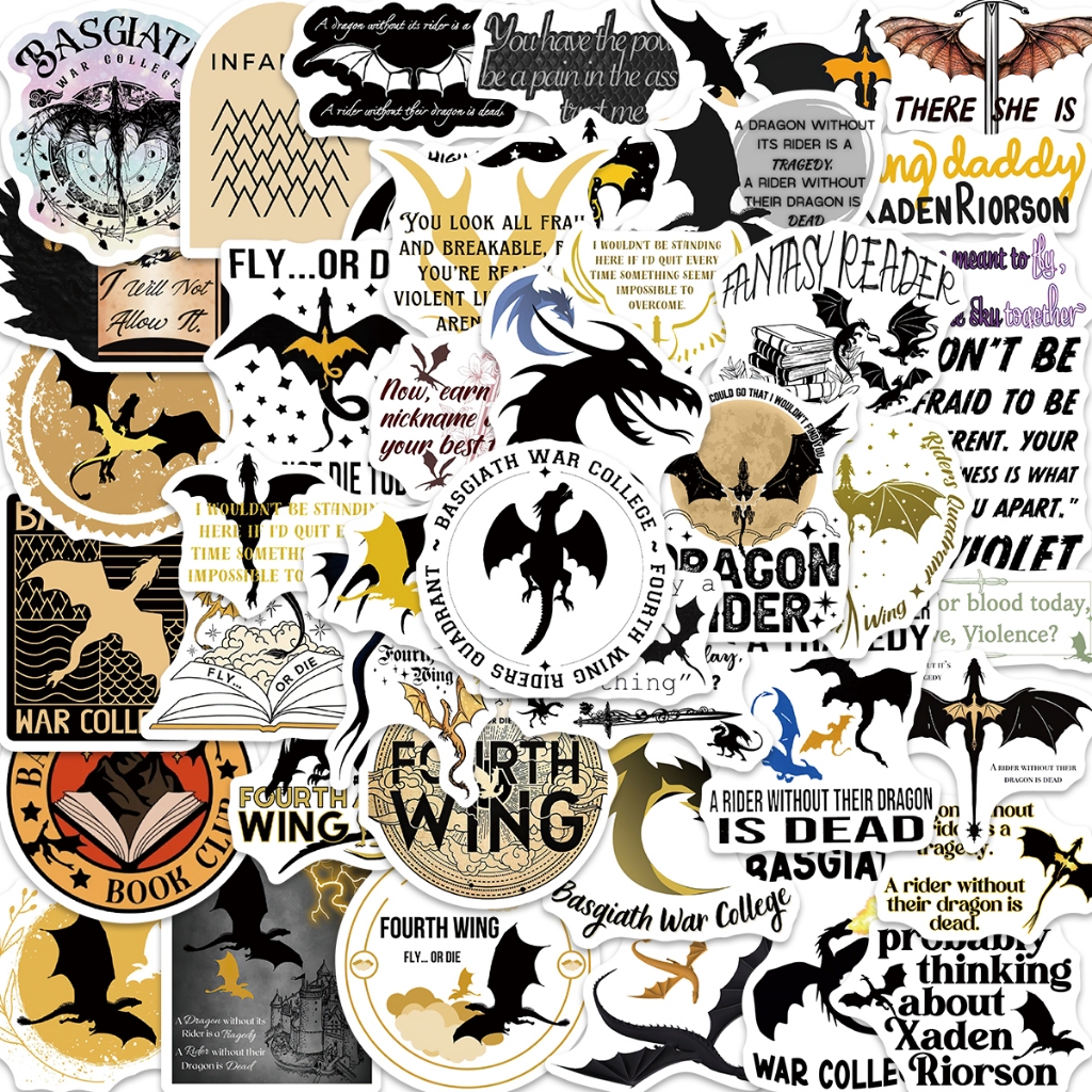 Autocolantes 50pcs Quarto Asa Ficção 2 Livro Grafite Skate À Prova D'água Bagagem Esporte Bricolagem Decalque De Carro