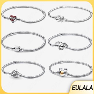 Prata Prateada 925-pandor Disney Marvel Homem-Aranha Harry Potter Star Wars Co-Branded Series Bracelet-DIY Jewelry Gift-Suitable for Original Beading-Alloy Material-85% Mais Restauração