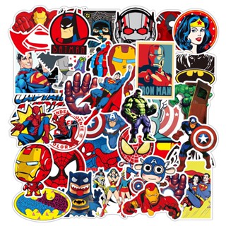 Autocolantes De 50pcs Marvel Stickers Cartoon Superhero Sticker Spiderman Pack Vinil À Prova D