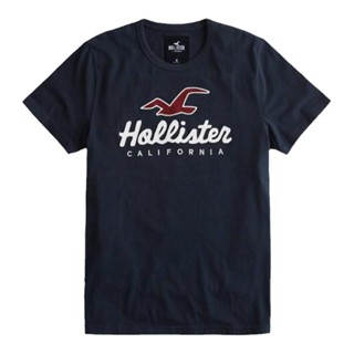 Camiseta de verão Abercrombie fitch Abercrombie masculina Manga curta bordada 100% Algodão de alta qualidade