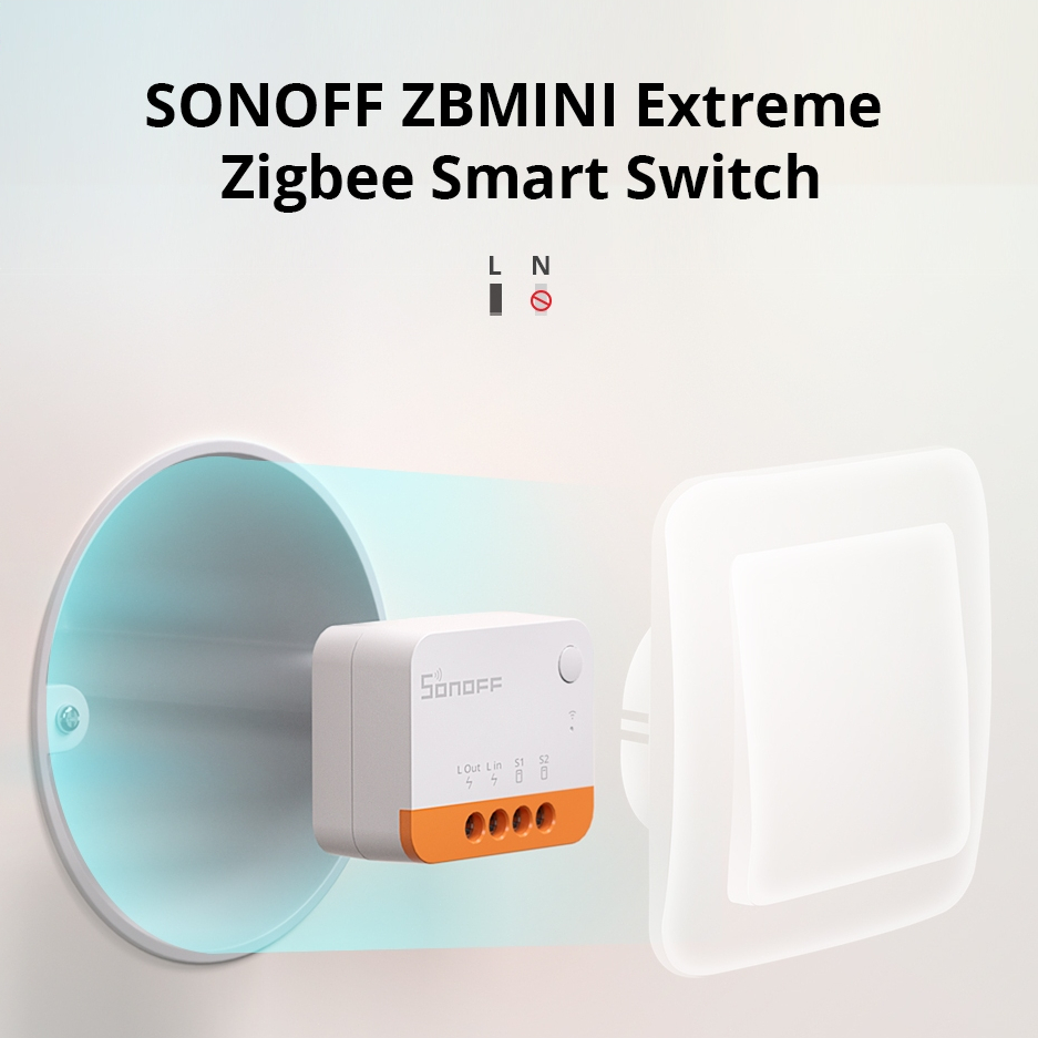 SONOFF ZBMINIL2 Interruptor Zigbee Sem Fio Neutro Necessário De Módulo De 2 Vias Smart Home Wireless eWeLink APP Control em Oferta na Shopee