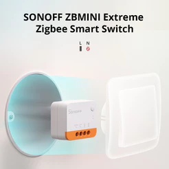 SONOFF 1/4Pçs ZBMINIL2 Interruptor Zigbee Sem Neutro Módulo 2 Vias DIY Casa Inteligente eWeLink Controle Voz Alexa