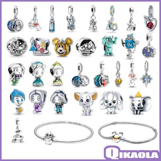 S925 Silver pando Same Style Disney Co-Branded Series Collection 1 Contas Adequadas para Pulseira Original Jóias de Bricolagem