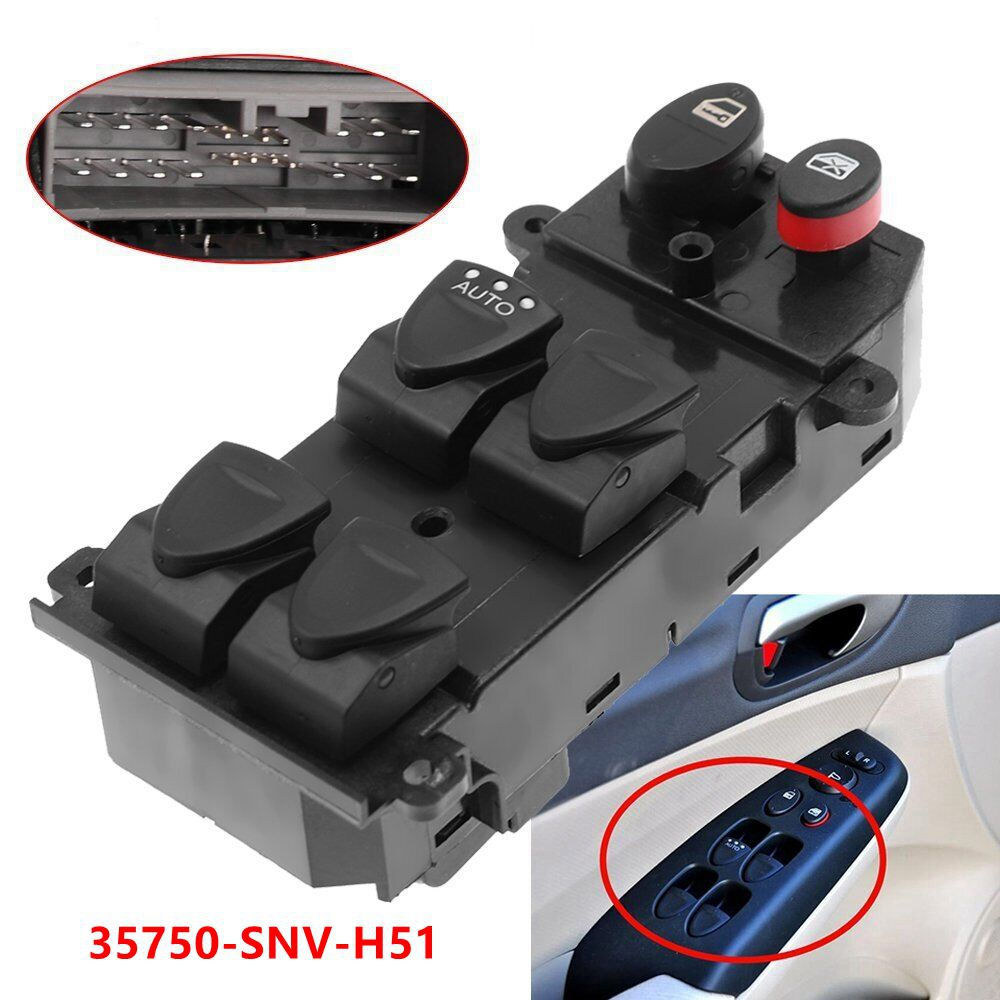 35750-SNV-H51 Interruptor De Elevação De Vidro Com Está Disponível Em Honda Civic 2006-2010