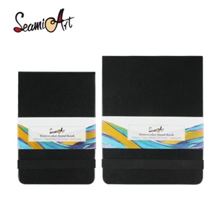 SeamiArt Drawing Hand Book 300gsm Papel 24 Folhas Para Aquarela Marcador Acrílico Caneta Tinta A Óleo Gouache em Oferta na Shopee