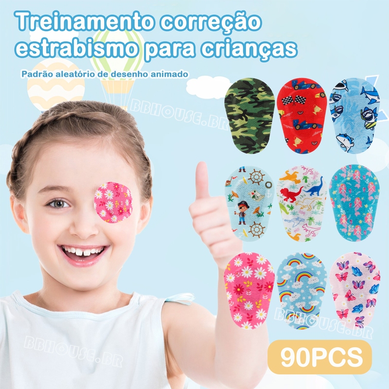 90Pcs Adesivos Para Os Olhos Crianças Toddler Conjunto De Com Luz De Bloqueio De SHOPQJC3882