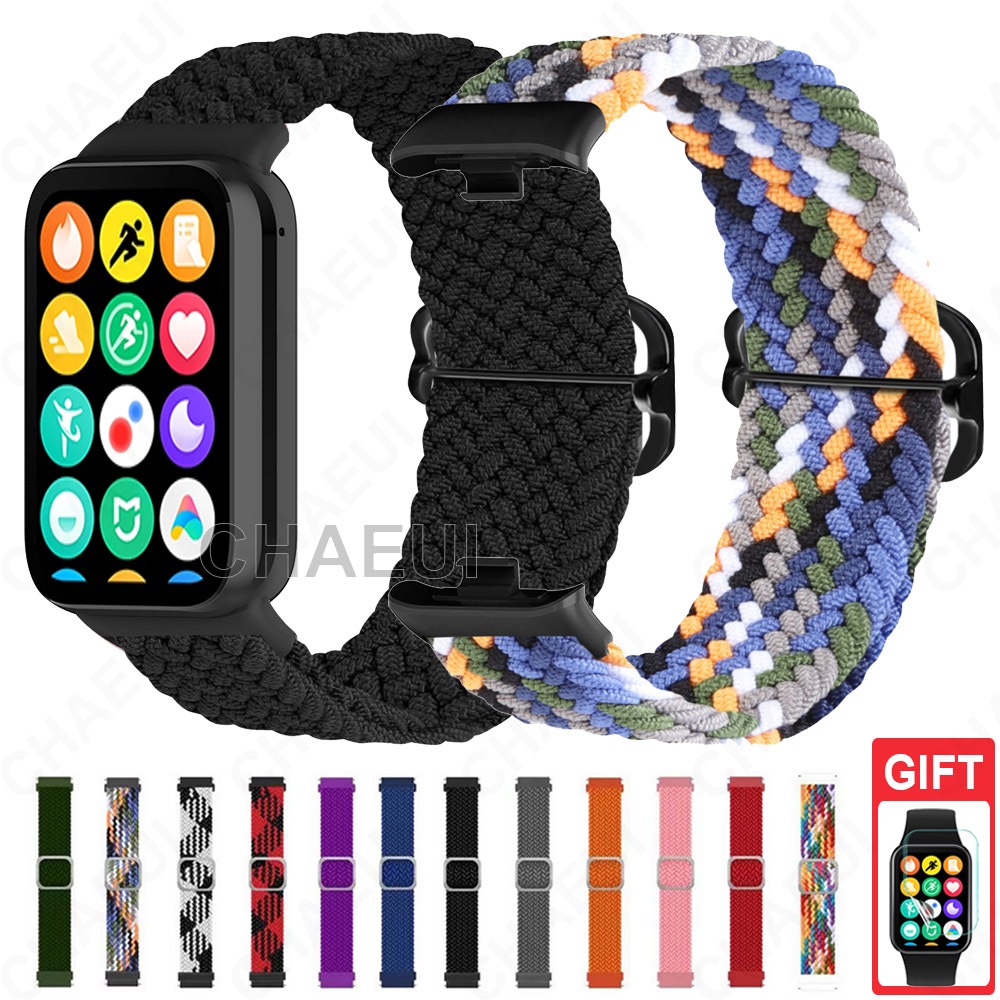 Substituição De Acessórios De Pulseira De Nylon Para Xiaomi Smart Band 8 9 Pro / Mi Band 7 Pro / Redmi Watch 4 5 6