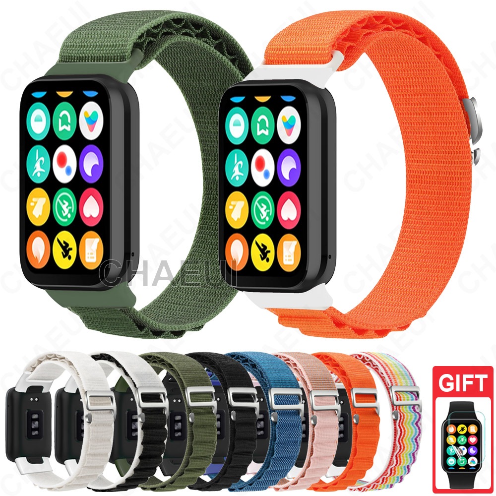 Acessórios De Pulseira De Nylon Substituição Para Xiaomi Smart Band 8 9 Pro / Mi Band 7 Pro / Redmi Watch 4 5 6