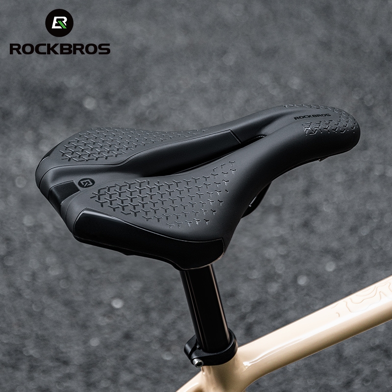 Detalhes do ROCKBROS Assento De Bicicleta De Estrada De Montanha Almofada Confortável Competição Oca Acessórios