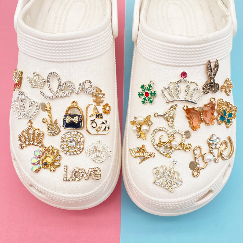 MEIDJ Encantos De Sapato 24 Decorações De Estilo Acessórios De Metal Com Botões em Oferta na Shopee