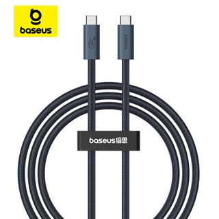 Baseus 240W USB 4.0 40Gbps C Cabo Para iPhone 15 Pro Max 8K/60HZ MacBook em Oferta na Shopee