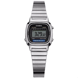 Casio Relógio A prova D água Retro Vintage Mini Discador De Aço Inoxidável Quartzo Digital LA670 LA-670 670WA Marca Nova