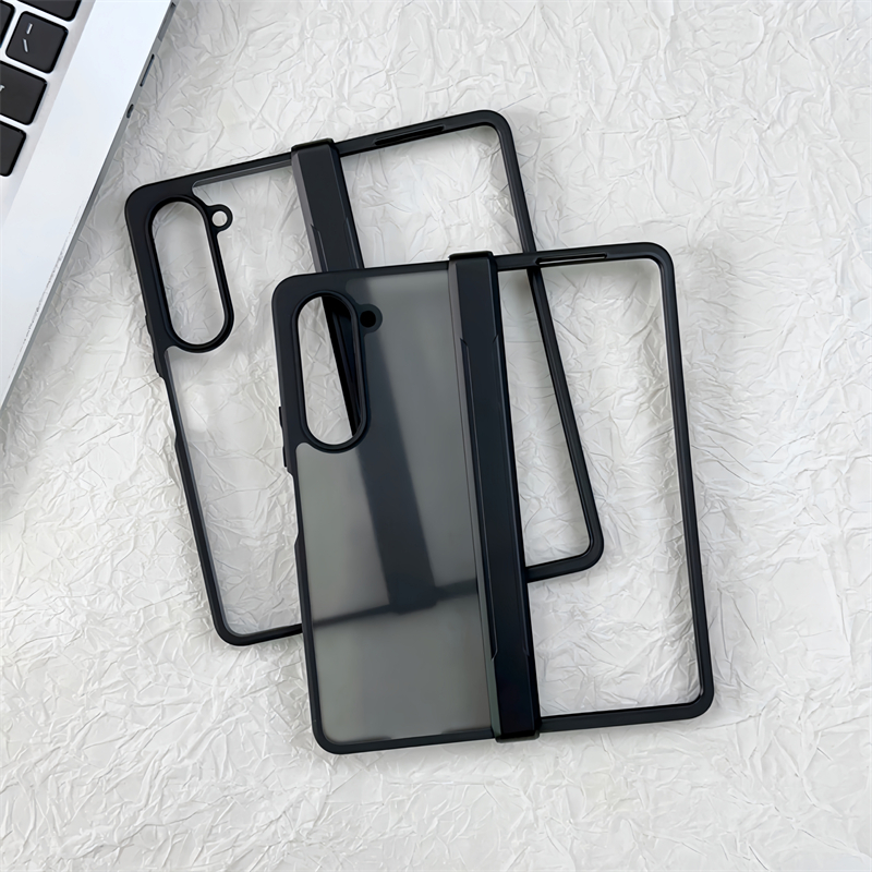 Capa Armadura Com Dobradiça Fosca Para Samsung Galaxy Z Fold 7 6 5 4 Fold7 W26 W