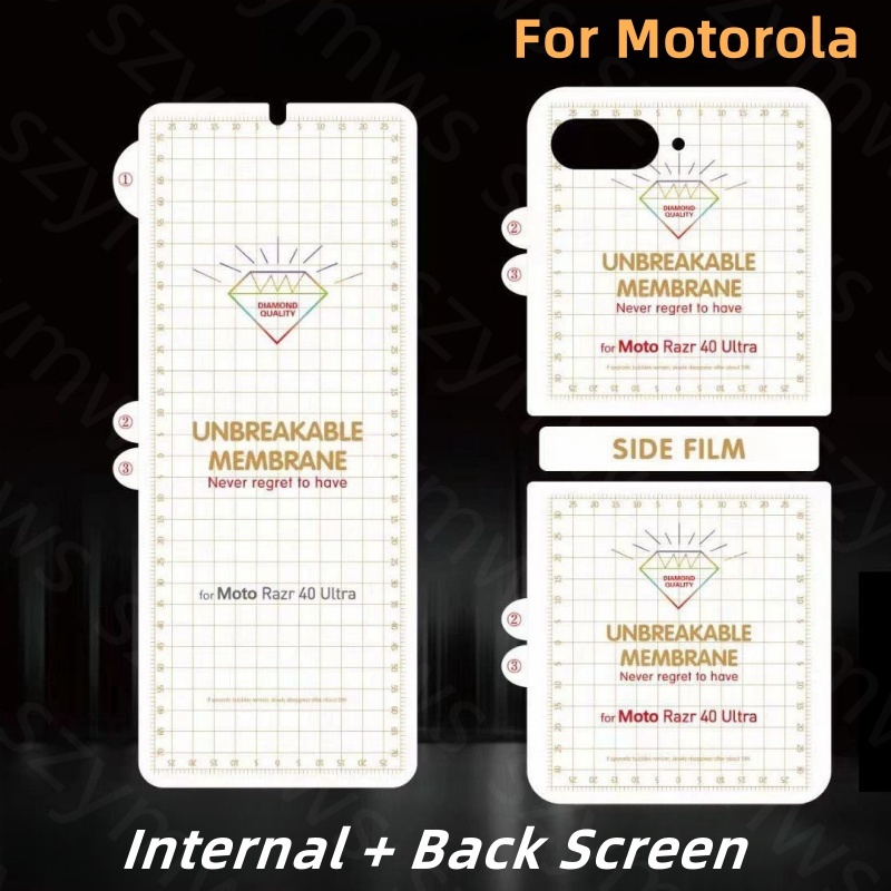 Para Motorola Moto Razr 60 50 40 Ultra Filme De Hidrogel Protetor De Tela Macio
