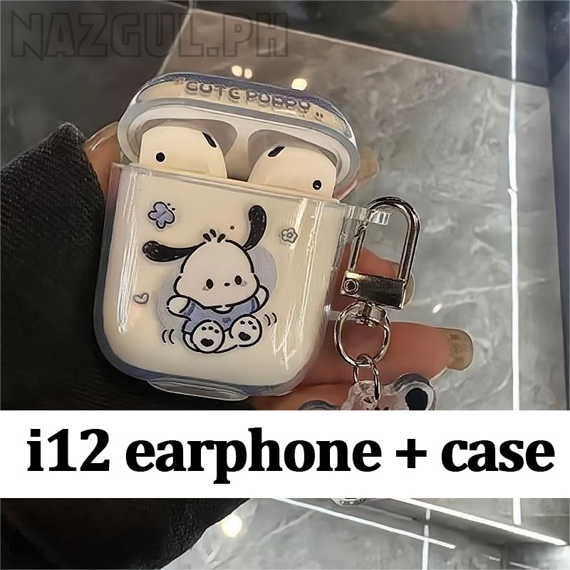 [i12 Fones De Ouvido + Estojo] tws inpods i12 Sobre hifi Sem Fio bluetooth Para Andróide Vem Com Uma Capa Protetora De Desenho Animado em Oferta na Shopee