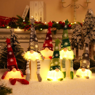Boneca De Natal Sem Rosto Brilhante Feliz Decoração Casa Navidad Presente Para O Ano Novo 2023 Presentes