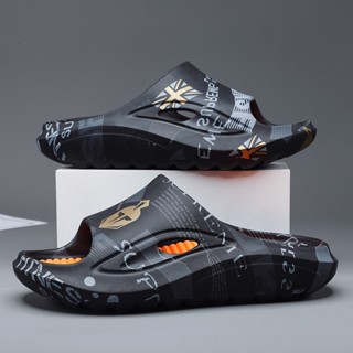 Chinelos Masculinos De Uso Externo Tendência De Verão Pisando Na Merda Sentido De Sapatos De Praia Casuais De Interior Antiderrapante anti-odor Sandálias Esportivas Vestíveis
