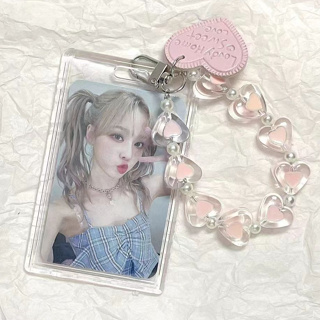 Porta-Cartões Acrílico De 3 Polegadas Crystal Butterfly Bear Photocard De Crédito Identificação Bancária Proteção Chaves em Oferta na Shopee