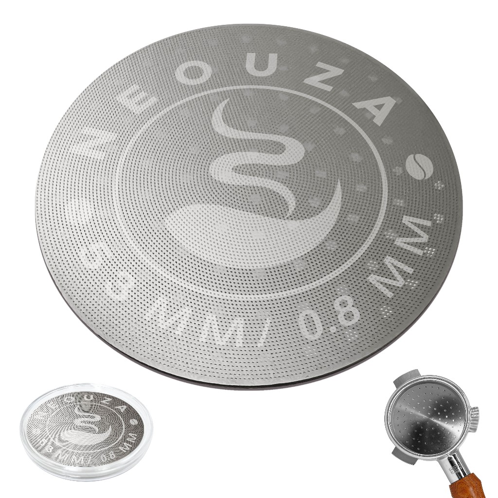 NEOUZA V3 Espresso 51/53/58mm Tela Do Disco 0.8mm Espessura Filtro De Malha Reutilizável Aço Inoxidável Para Porta-Café Barista Cesta
