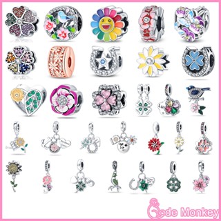 S925 Silver pando Same Design Romantic Lucky Spring Series Beads Adequado para Pulseira Original