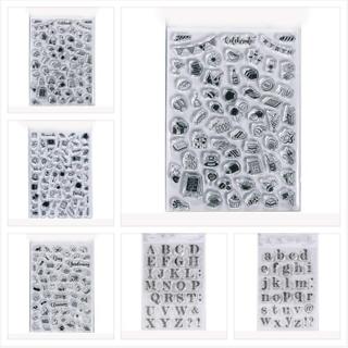 Novo Planejador Silicone Clear Seal Stamp DIY Scrapbooking Álbum De Fotos Em Relevo