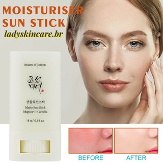 Beleza do bastão protetor solar joseon Matte, bastão protetor solar Beauty SPF 50 Camellia + PA + + 18g Hidratante Refrescante Não gorduroso