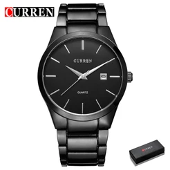 CURREN Relógio Masculino De Luxo De Alta Qualidade De Moda casual MinimalistaDe design ClássicoDe Quartzo À Prova D'água