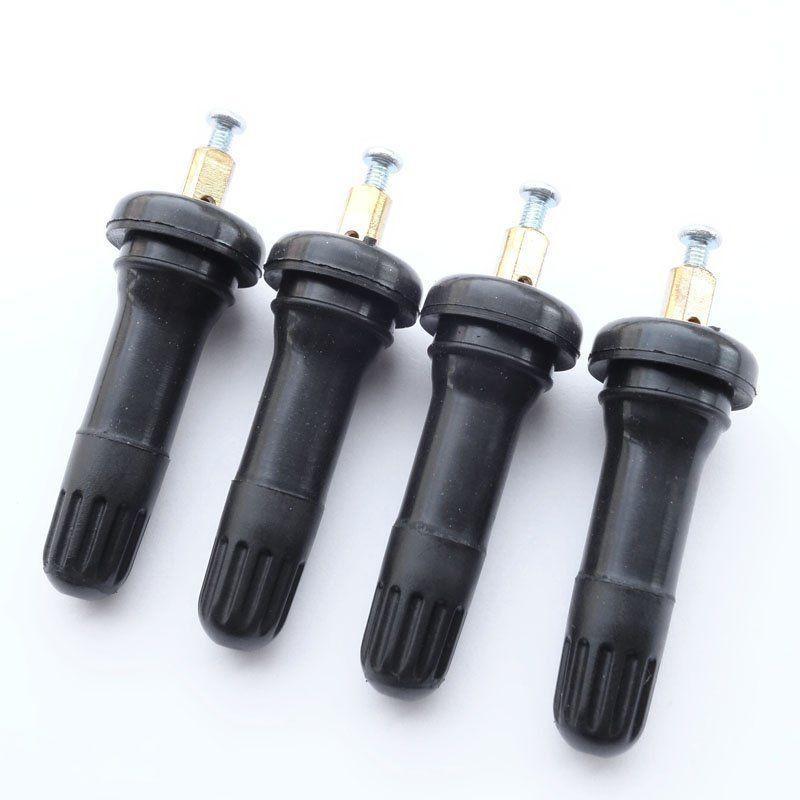 4pcs Rodas De Carro Anti-Explosão TPMS Haste Da Válvula Do Pneu Snap-In Tipo Sistema De Monitoramento De Pressão