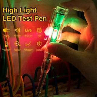 Caneta Testadora Inteligente De Tensão De 1/2 Peça 24/70-250V Detector De Energia De Indução Chave De Fenda Elétrica Indicador De Circuito Testador