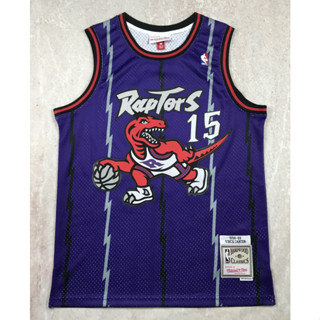 Versão Prensada A Quente NBA jersey London Raptors # 15 Camisa De Basquetebol Carter