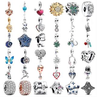 Corações De Quebra-Cabeça De Peça Amizade Splittable Charme Dangle Fits Pan Pulseiras Bijuteria Com Banho De Prata