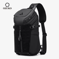 OZUKO Sacos De Funda Para Homens De Grande Capacidade Multifuncionais Esportes Ao Ar Livre À Prova D ' Bolsa De Peito