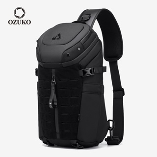 OZUKO Sacos De Funda Para Homens De Grande Capacidade Multifuncionais Esportes Ao Ar Livre À Prova D ' Bolsa De Peito em Oferta na Shopee