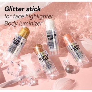 Mlsmile Diamond Sequin Highlighter Pearly Fine Flashing Face Natural Tridimensional Contorno Corpo Brilhante Highlighter