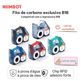 NIIMBOT B18 Impressora Fita Colorida Branca Preto Vermelho Azul Verde 16 Metros Por Rolo Para Mini Adesivo
