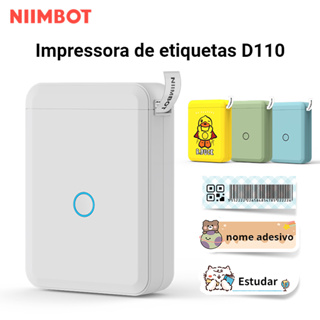 NIIMBOT D110 Impressora de Etiquetas Inteligente Térmica Bluetooth sem Tinta para iOS Andr...