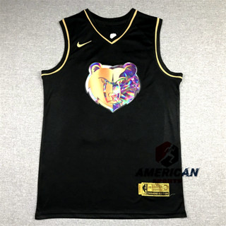 (6 Estilos) Camisa Memphis Grizzlies Camiseta 2023NBA 12# Ja Morant De Basquetebol Preto Jersey