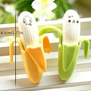 Novo 1Pc Estudante Borracha Criativa Borracha Em Formato De Fruta Borracha De Banana Estudante Artigos De Papelaria De E em Oferta na Shopee