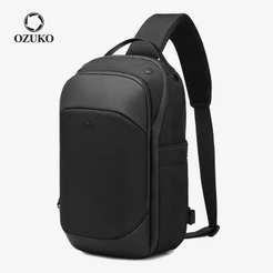 OZUKO Sacos De Grande Capacidade Para Homens Corpo Cruzado Negócios Casuais Ombro À Prova D'água