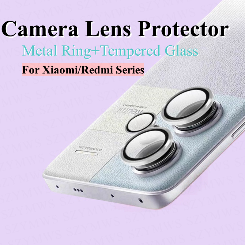 Para Redmi Note 15 14 13 12 11T Pro Plus 5G 4G K80 K70 Xiaomi Mi 14T 13T POCO X8 X7 X6 F8 F7 F6 Protetor De Lente De Câm