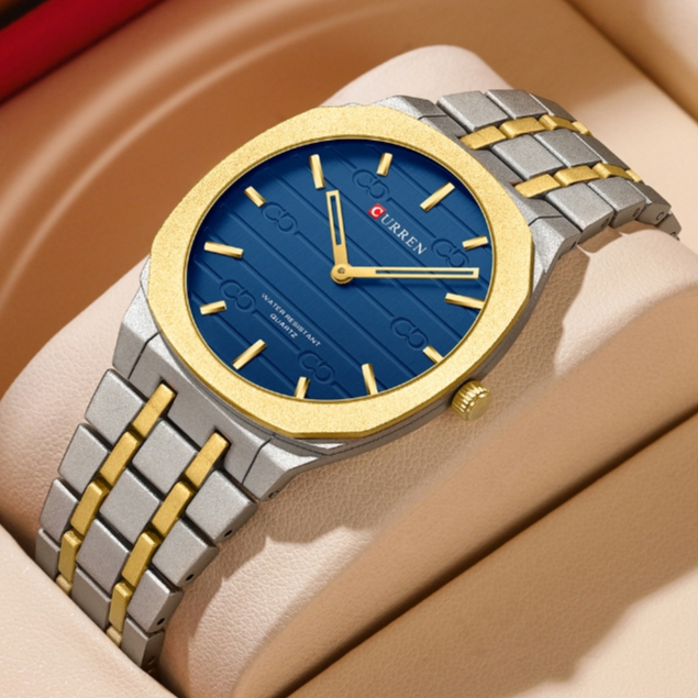 CURREN Relógio Masculino À Prova D'água Movimento Quartzo Econômico Cinta De Aço Inoxidável Estilo Moda Esportiva Casual Design Clássico Simples 8444 X em Oferta na Shopee