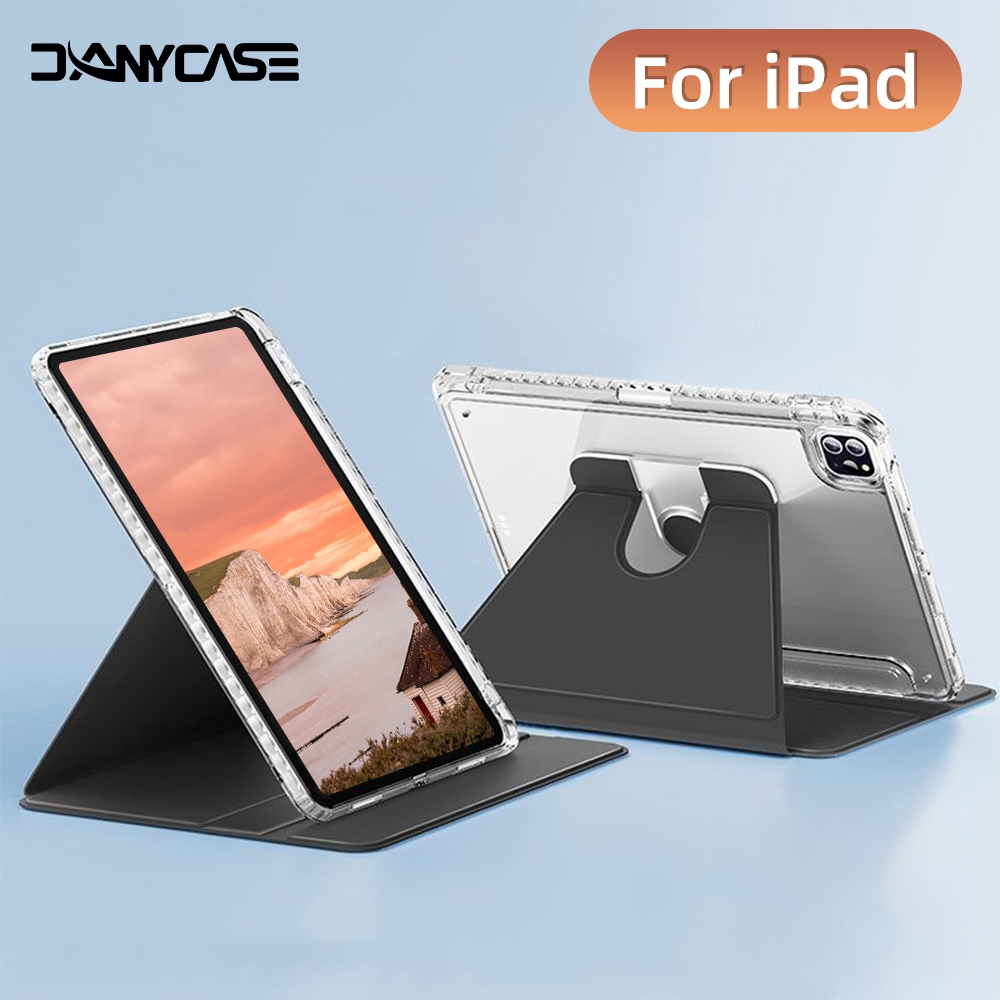 Danycase 720 ° Estojo De Rotação Para iPad 7/8/9th Gen 10.2 Air 4/5 10.9 10th 5/6th 9.7 Pro 11 12.9 10.5 Tampa Do Suporte De Sono Inteligente