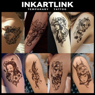 Adesivos Temporários De Tatuagem Anime , Mágica De Longa Duração À Prova D